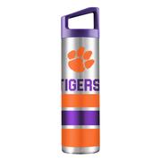 Clemson Gametime Sidekicks 22oz Team Striped Bottle